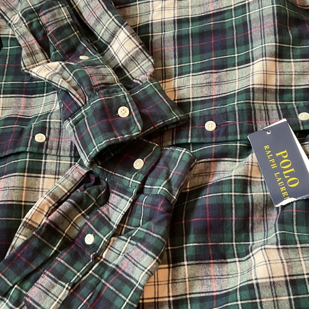 Polo Ralph Lauren blue plaid soft